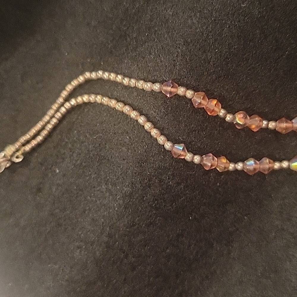 Elegant Crystal Beaded Necklace - Picture 5 of 6